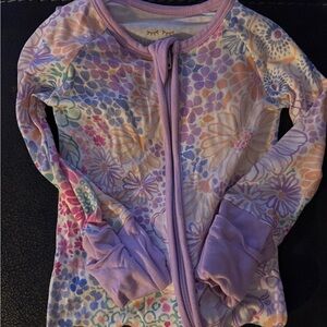 Little Sleepies Pastel Floral Footie